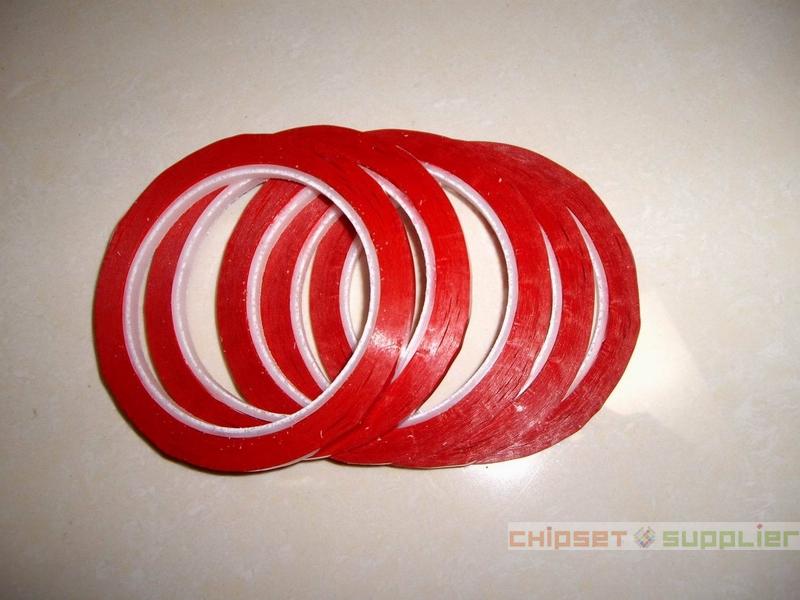 2 rolls 10mm Red PET High Temperature Mylar Tape(0.06mm) 66M