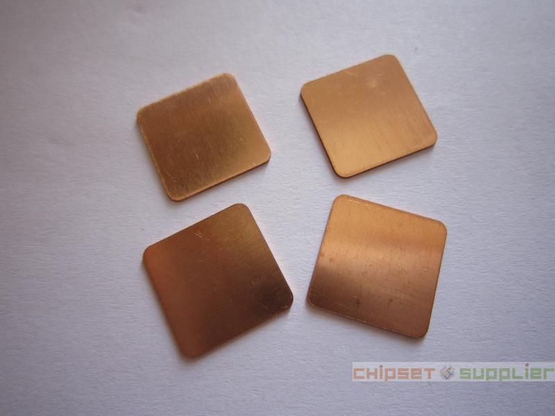 10x 15x15x0.3mm Copper Shim Thermal Conductive Pads