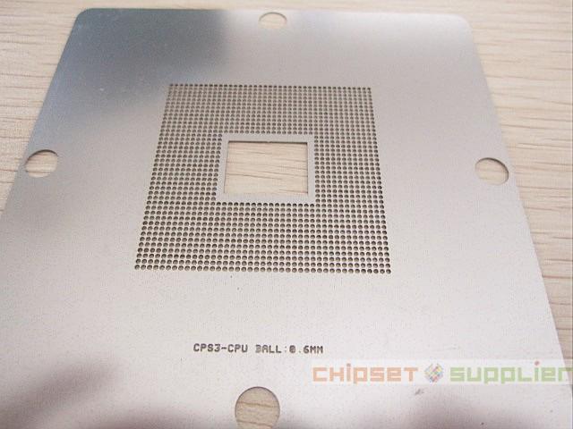 BGA Reballing Stencil, Template for PlayStation 3 CPU, Heat Directly, Ball 0.6mm 90x90
