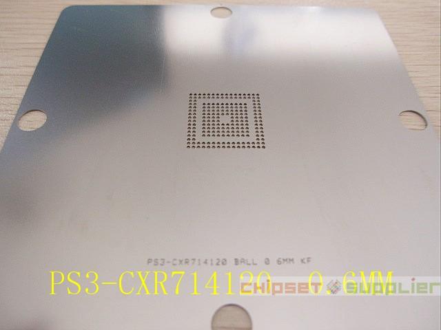 90x90 BGA Reballing Stencil, Template for PlayStation3 PS3-CXR714120, Heat Directly, Ball 0.6mm