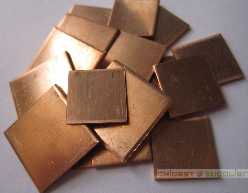 10x15x15x2mm Copper Shim Thermal Conductive Pads