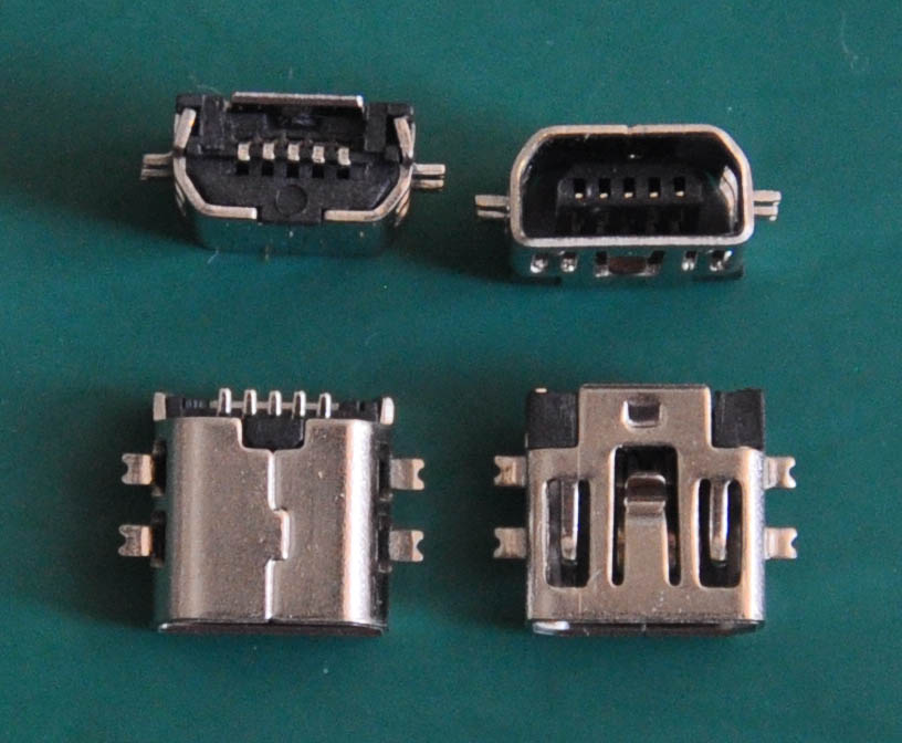 1000x 5pin Mini USB Connectors fir for Phone, Tablet, mp4, mp3