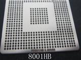 BGA Reballing Stencil, Template for 80001HB, Heat Directly, Ball 0.6mm