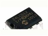 10pcs Microchip PIC 24LC512-I/P DIP-8 EEPROM 64kx8 2.5V