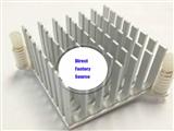 2pcs Aluminium Thermal Conductive Block for CPU 37x37x24MM