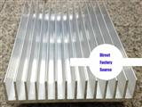 High Power Aluminium Thermal Conductive Block 100x117.5x25MM