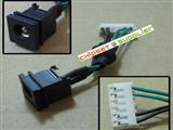 Power DC Jack with Cable Connector Socket fit for TOSHIBA F40 F45