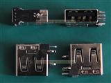 1000pcs Female USB Connectors Jack, Side Vertical, 14x6x13mm