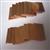 10x 15x15x1.2mm Copper Shim Thermal Conductive Pads