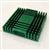5pcs Aluminium Thermal Conductive Block for CPU 37x37x6MM green